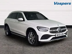 White Used 2020 Mercedes GLC300 AMG Line Premium SUV | £29,995 (Fair price)