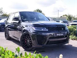 Black Used 2021 Land Rover Range Rover Sport SVR SUV | £57,400 (A bit pricey)