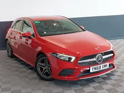 Red Used 2018 Mercedes A180 AMG line Hatchback | £17,298 (A bit pricey)