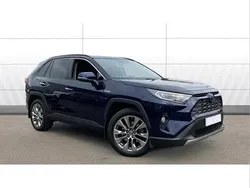 Blue Used 2022 Toyota RAV4 Hybrid SUV | £27,221 (Fair price)