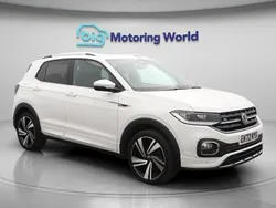White Used 2022 VW T-Cross R-line SUV | £19,600 (Fair price)