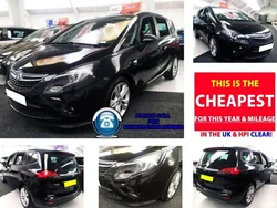 Multicolour Used 2014 Vauxhall Zafira Tourer SRi MPV | £5,985 (Fair price)