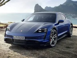 Gentian blue metallic Used 2022 Porsche Taycan 4S Cross Turismo Sedan | £64,000 (A bit pricey)