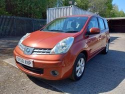 Orange Used 2008 Nissan Note Acenta MPV | £1,995 (Fair price)