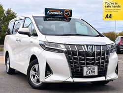 Pearl white Used 2020 Toyota Alphard MPV | £37,995 (A bit pricey)