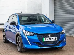 Blue Used 2021 Peugeot e-208 GTi Hatchback | £12,450 (Fair price)
