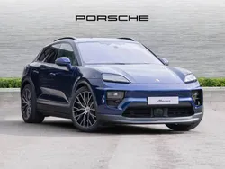 Gentian blue metallic Used 2025 Porsche Macan 4 Electric SUV | £76,995