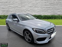 Silver Used 2016 Mercedes C220 AMG line Estate | £11,995 (Fair price)
