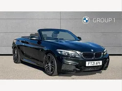 Black Used 2021 BMW 218 M Sport Cabriolet | £23,150 (A bit pricey)