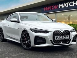 White Used 2022 BMW 420 M Sport Coupe | £27,841 (Good price)