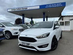 White Used 2017 Ford Focus ST-Line Hatchback | £10,995 (Fair price)