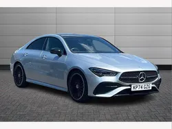 Silver Used 2024 Mercedes CLA200 AMG Line Premium Plus Coupe | £34,695 (Expensive)
