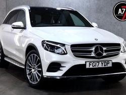 White Used 2017 Mercedes GLC350 AMG line Estate | £20,990 (Good price)