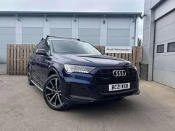 Navarra blue metallic Used 2021 Audi Q7 Black Edition SUV | £42,490 (A bit pricey)