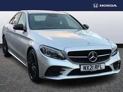 Silver Used 2021 Mercedes C220 AMG Line Premium Sedan | £22,994 (Fair price)