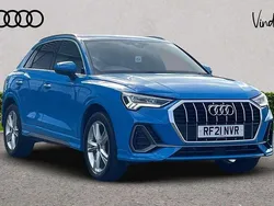 Blue Used 2021 Audi Q3 S-Line SUV | £24,834 (Fair price)