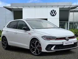 Pure white Used 2024 VW Polo GTI Hatchback | £26,990 (Expensive)
