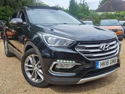 Black Used 2016 Hyundai Santa Fe Premium SE SUV | £12,490 (Fair price)