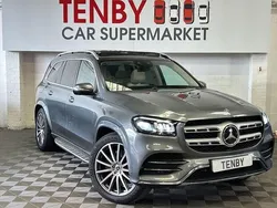 Grey Used 2021 Mercedes GLS400 AMG line SUV | £47,795 (Super price)