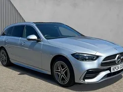 Silver Used 2024 Mercedes C300e AMG Line Premium Plus Estate | £41,034 (Fair price)