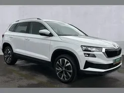 Moon white Used 2024 Skoda Karoq SE L SUV | £24,150 (Fair price)