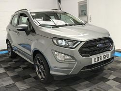 Solar silver (premium paint) Used 2021 Ford Ecosport ST-Line SUV | £11,995 (Fair price)