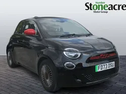 Black Used 2024 Fiat 500e Red Cabriolet | £19,495 (Fair price)