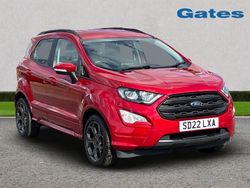 Red Used 2022 Ford Ecosport ST-Line SUV | £13,699 (Fair price)