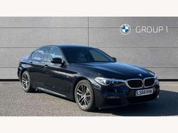 Black Used 2018 BMW 520 M Sport Sedan | £17,067 (Fair price)