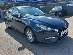Blue Used 2017 Mazda 3 Hatchback | £10,995 (Fair price)