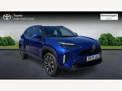 Blue Used 2023 Toyota Yaris Hybrid Design Hatchback | £21,550 (Expensive)
