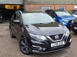 Black Used 2018 Nissan Qashqai N-Connecta SUV | £9,480 (Super price)