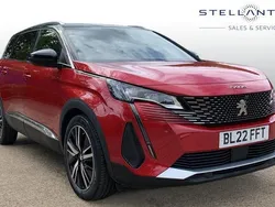 Red Used 2022 Peugeot 5008 Premium MPV | £23,546 (Fair price)