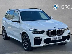 White Used 2022 BMW X5 M Sport SUV | £47,875 (Super price)