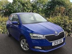 Energy blue Used 2021 Skoda Fabia SE Hatchback | £9,490 (Fair price)