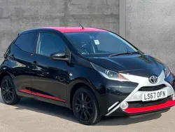 Black Used 2017 Toyota Aygo x-press Hatchback | £7,290 (Fair price)