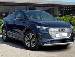 Blue New 2025 Audi Q4 Sportback e-tron Sport SUV | £49,480