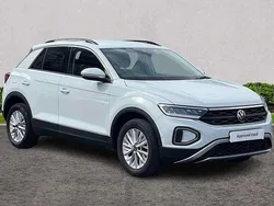 White Used 2023 VW T-Roc Life SUV | £19,690 (Fair price)
