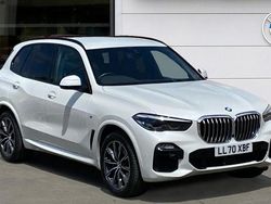 White Used 2020 BMW X5 M Sport SUV | £41,500 (Fair price)