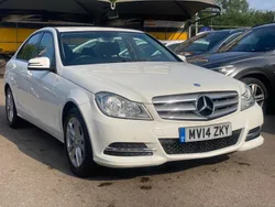 White Used 2014 Mercedes C180 Executive Sedan | £7,299 (Good price)