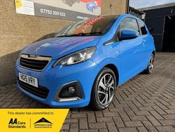 Blue Used 2015 Peugeot 108 Allure Hatchback | £3,575 (Fair price)