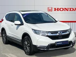 Platinum white pearl Used 2023 Honda CR-V Hybrid SUV | £29,641 (Fair price)