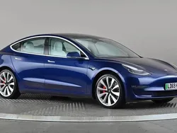 Blue Used 2019 Tesla Model 3 Performance Sedan | £19,798 (Good price)