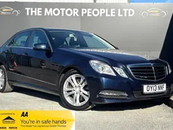 Blue Used 2013 Mercedes E350 Avantgarde Sedan | £8,495