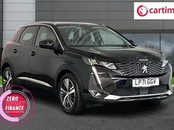 Black Used 2022 Peugeot 3008 Allure Premium SUV | £15,399 (Good price)