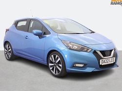 Blue Used 2022 Nissan Micra Tekna Hatchback | £12,395