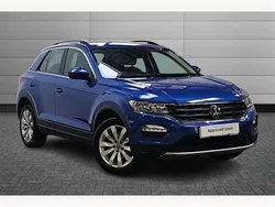 Blue Used 2021 VW T-Roc SE SUV | £16,495 (Fair price)