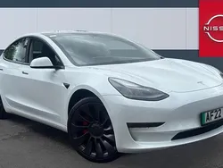 White Used 2022 Tesla Model 3 Performance Sedan | £26,070 (A bit pricey)