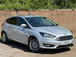 Silver Used 2018 Ford Focus Zetec Hatchback | £6,590 (Fair price)