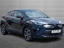 Eclipse black Used 2021 Toyota C-HR Design SUV | £18,795 (Fair price)